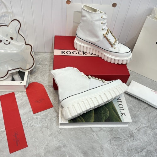 Replica Roger Vivier High Tops Shoes For Women #1108682 $118.00 USD for Wholesale