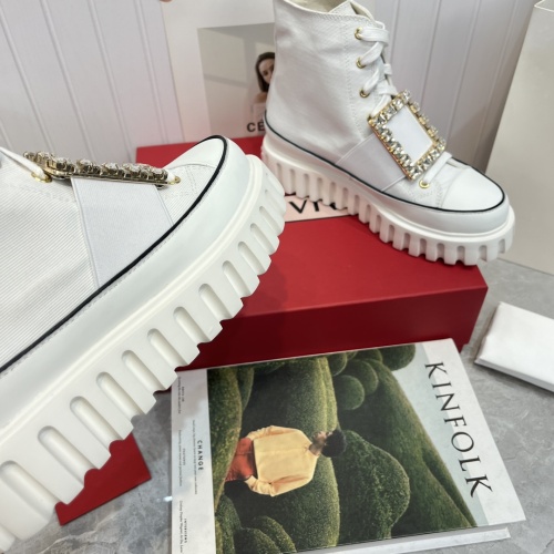 Replica Roger Vivier High Tops Shoes For Women #1108682 $118.00 USD for Wholesale