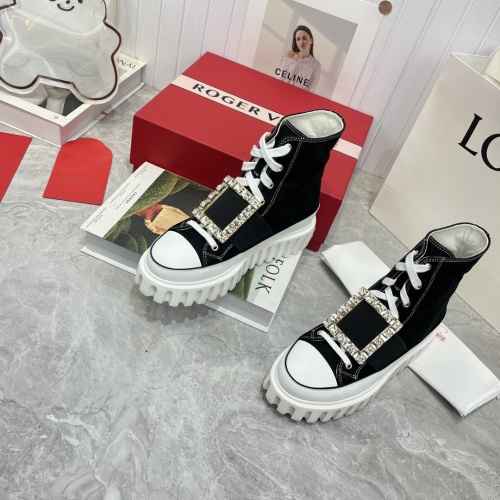 Replica Roger Vivier High Tops Shoes For Women #1108684, $118.00 USD, [ITEM#1108684], Replica Roger Vivier High Tops Shoes outlet from China