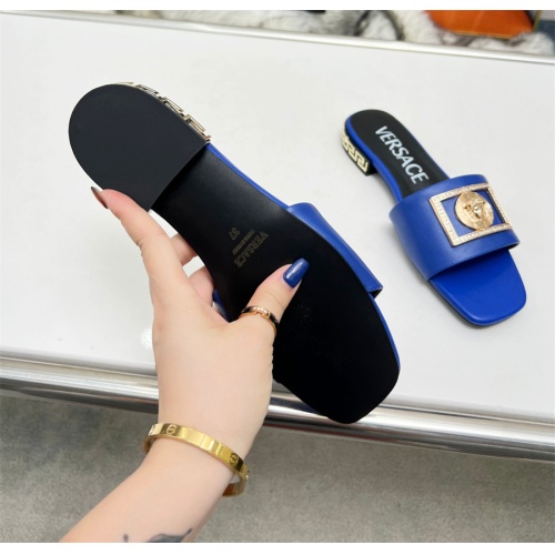 Replica Versace Slippers For Women #1109768 $82.00 USD for Wholesale