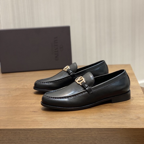 Replica Valentino Leather Shoes For Men #1110449 $165.00 USD for Wholesale