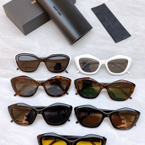 Replica Yves Saint Laurent YSL AAA Quality Sunglasses #1111281 $45.00 USD for Wholesale