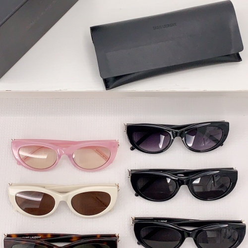 Replica Yves Saint Laurent YSL AAA Quality Sunglasses #1111299 $60.00 USD for Wholesale