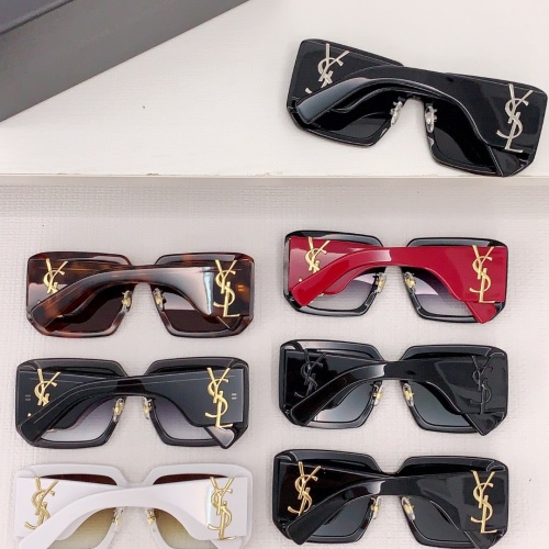 Replica Yves Saint Laurent YSL AAA Quality Sunglasses #1111324 $60.00 USD for Wholesale