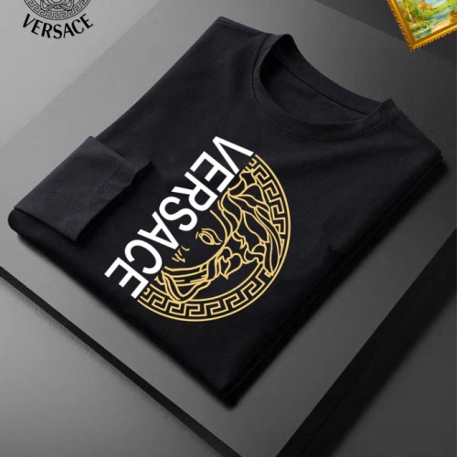 Replica Versace T-Shirts Long Sleeved For Men #1112658 $34.00 USD for Wholesale