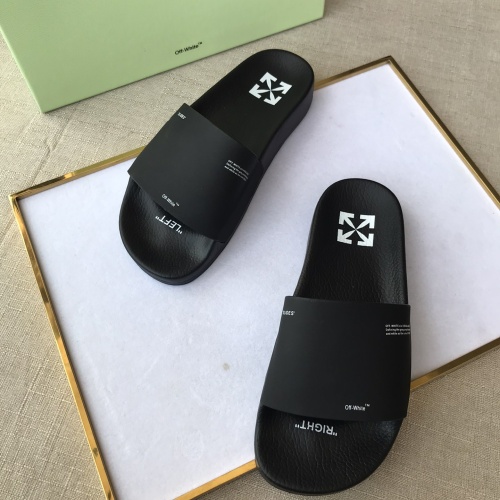 Replica Off-White Slippers For Women #1117108 $42.00 USD for Wholesale