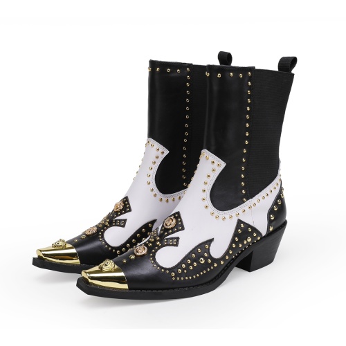 Replica Versace Boots For Women #1117350, $125.00 USD, [ITEM#1117350], Replica Versace Boots outlet from China