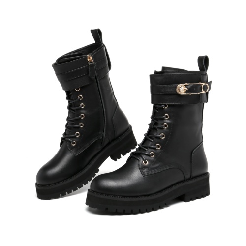 Replica Versace Boots For Women #1117352, $125.00 USD, [ITEM#1117352], Replica Versace Boots outlet from China