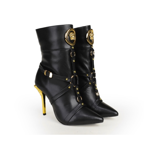 Replica Versace Boots For Women #1117354 $125.00 USD for Wholesale