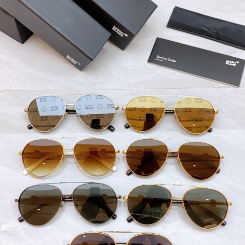 Replica Montblanc AAA Quality Sunglasses #1118364 $60.00 USD for Wholesale
