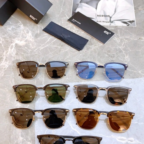 Replica Montblanc AAA Quality Sunglasses #1118370 $64.00 USD for Wholesale
