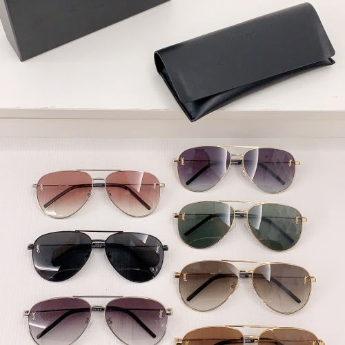 Replica Yves Saint Laurent YSL AAA Quality Sunglasses #1118580 $48.00 USD for Wholesale