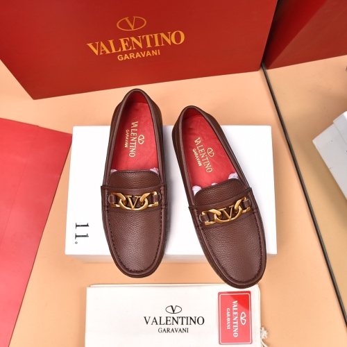Replica Valentino Leather Shoes For Men #1119655, $80.00 USD, [ITEM#1119655], Replica Valentino Leather Shoes outlet from China