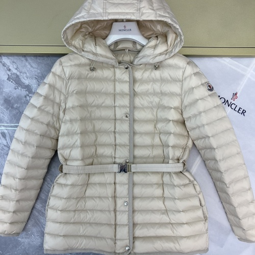 Replica Moncler Down Feather Coat Long Sleeved For Women #1120731, $128.00 USD, [ITEM#1120731], Replica Moncler Down Feather Coat outlet from China