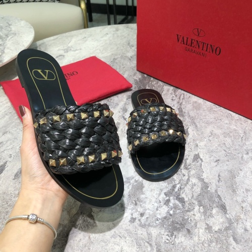 Replica Valentino Slippers For Women #1121119 $88.00 USD for Wholesale
