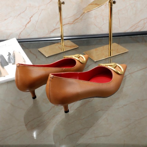 Replica Valentino High-Heeled Shoes For Women #1121178 $80.00 USD for Wholesale
