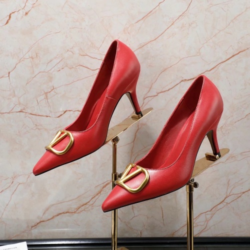 Replica Valentino High-Heeled Shoes For Women #1121182, $76.00 USD, [ITEM#1121182], Replica Valentino High-Heeled Shoes outlet from China