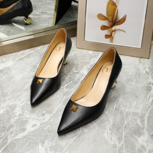 Replica Valentino High-Heeled Shoes For Women #1121185, $76.00 USD, [ITEM#1121185], Replica Valentino High-Heeled Shoes outlet from China