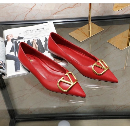 Replica Valentino Flat Shoes For Women #1121188, $80.00 USD, [ITEM#1121188], Replica Valentino Flat Shoes outlet from China