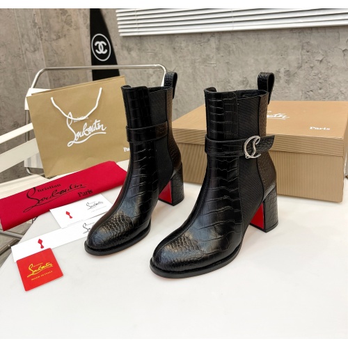 Replica Christian Louboutin Boots For Women #1122425, $112.00 USD, [ITEM#1122425], Replica Christian Louboutin Boots outlet from China