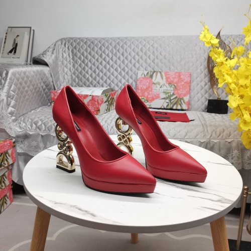 Replica Dolce &amp; Gabbana D&amp;G High-Heeled Shoes For Women #1122806, $155.00 USD, [ITEM#1122806], Replica Dolce &amp; Gabbana D&amp;G High-Heeled Shoes outlet from China
