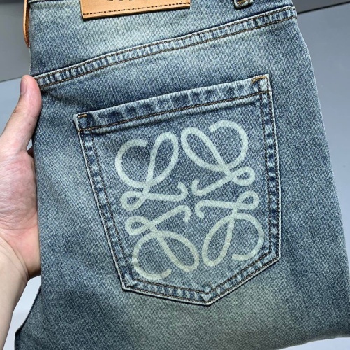 Replica LOEWE Jeans For Men #1123258 $82.00 USD for Wholesale