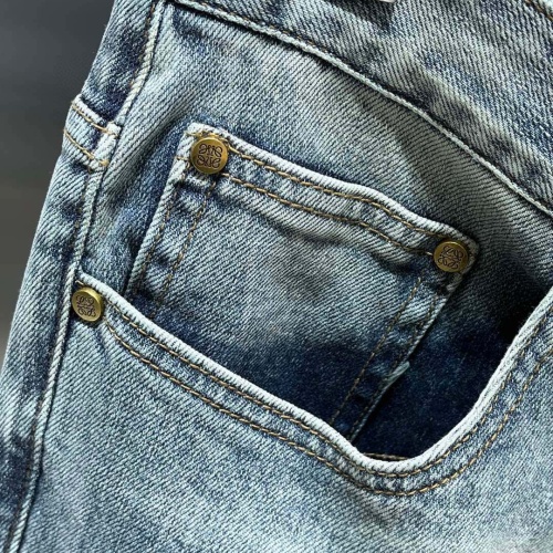 Replica LOEWE Jeans For Men #1123258 $82.00 USD for Wholesale