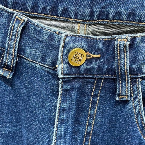 Replica LOEWE Jeans For Men #1123259 $82.00 USD for Wholesale