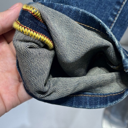 Replica LOEWE Jeans For Men #1123259 $82.00 USD for Wholesale
