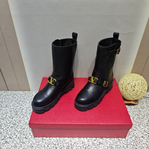 Replica Valentino Boots For Women #1124834, $145.00 USD, [ITEM#1124834], Replica Valentino Boots outlet from China
