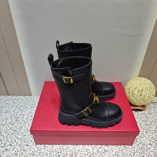 Replica Valentino Boots For Women #1124834 $145.00 USD for Wholesale