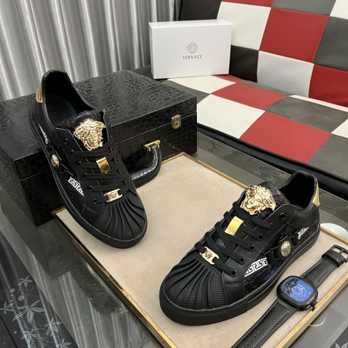 Replica Versace Casual Shoes For Men #1125134 $76.00 USD for Wholesale