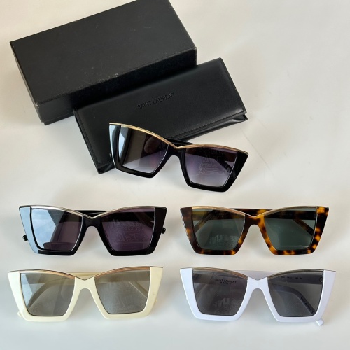 Replica Yves Saint Laurent YSL AAA Quality Sunglasses #1125266 $52.00 USD for Wholesale