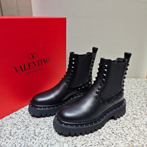 Replica Valentino Boots For Women #1125372, $125.00 USD, [ITEM#1125372], Replica Valentino Boots outlet from China