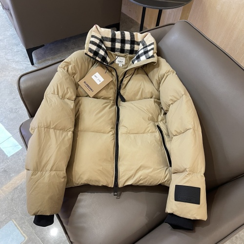 Replica Burberry Down Feather Coat Long Sleeved For Women #1127078, $192.00 USD, [ITEM#1127078], Replica Burberry Down Feather Coat outlet from China
