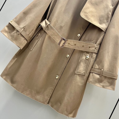 Replica Burberry Trench Coat Long Sleeved For Women #1127150 $125.00 USD for Wholesale