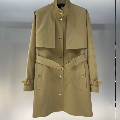 Replica Burberry Trench Coat Long Sleeved For Women #1127151, $172.00 USD, [ITEM#1127151], Replica Burberry Trench Coat outlet from China