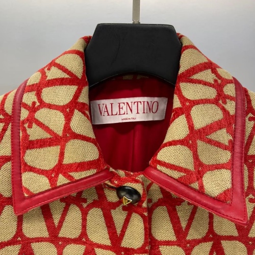 Replica Valentino Jackets Long Sleeved For Women #1127209 $115.00 USD for Wholesale