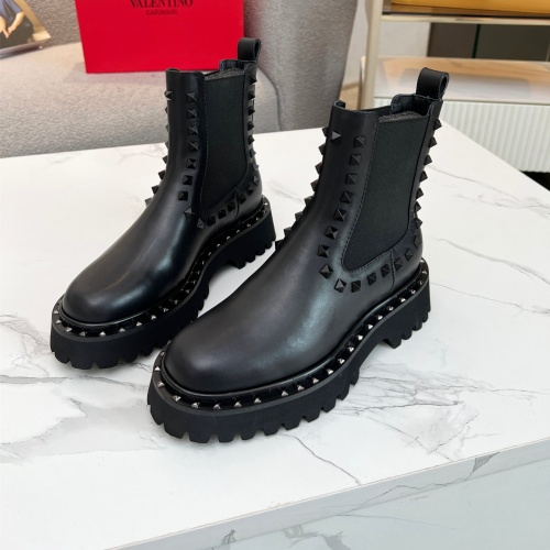 Replica Valentino Boots For Women #1127829, $102.00 USD, [ITEM#1127829], Replica Valentino Boots outlet from China