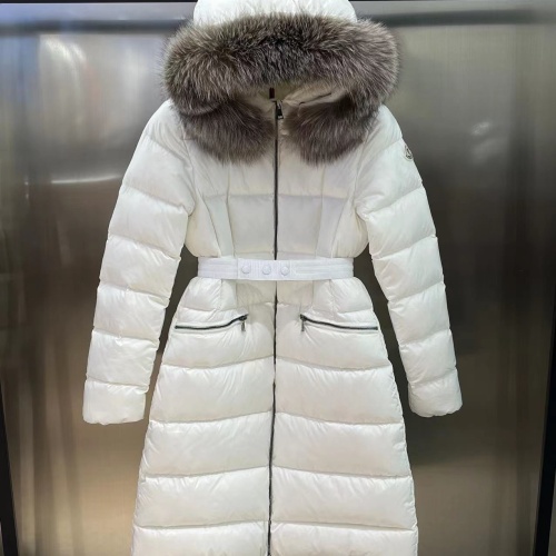 Replica Moncler Down Feather Coat Long Sleeved For Women #1128742, $202.00 USD, [ITEM#1128742], Replica Moncler Down Feather Coat outlet from China
