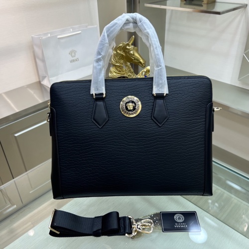 Replica Versace AAA Man Handbags #1129272, $160.00 USD, [ITEM#1129272], Replica Versace AAA Man Handbags outlet from China