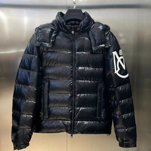 Replica Moncler Down Feather Coat Long Sleeved For Men #1130330, $160.00 USD, [ITEM#1130330], Replica Moncler Down Feather Coat outlet from China