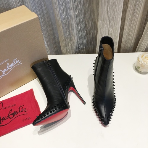 Replica Christian Louboutin Boots For Women #1131061 $115.00 USD for Wholesale