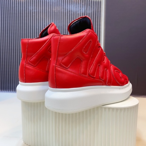 Replica Alexander McQueen High Tops Shoes For Women #1132048 $135.00 USD for Wholesale