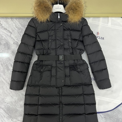 Replica Moncler Down Feather Coat Long Sleeved For Women #1132904, $202.00 USD, [ITEM#1132904], Replica Moncler Down Feather Coat outlet from China