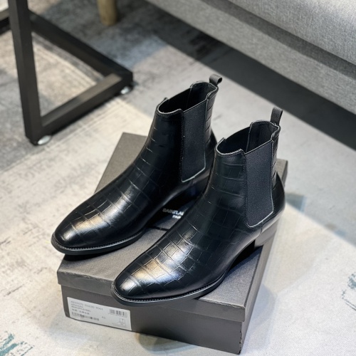 Replica Yves Saint Laurent YSL Boots For Men #1133554, $115.00 USD, [ITEM#1133554], Replica Yves Saint Laurent YSL Boots outlet from China