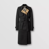 Burberry Trench Coat Long Sleeved For Women #1123550