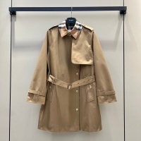 Burberry Trench Coat Long Sleeved For Women #1127150