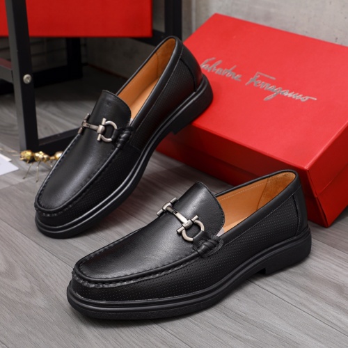Replica Salvatore Ferragamo Leather Shoes For Men #1133896, $82.00 USD, [ITEM#1133896], Replica Salvatore Ferragamo Leather Shoes outlet from China