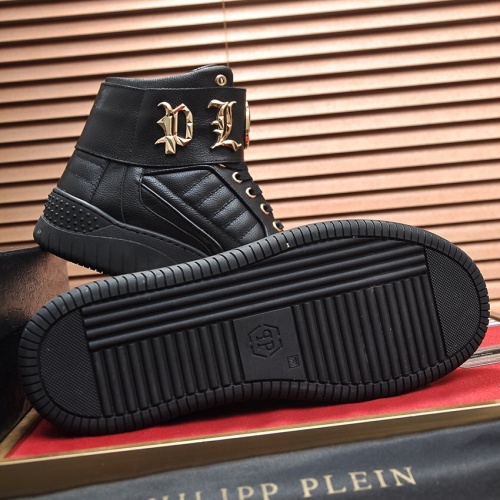 Replica Philipp Plein PP High Tops Shoes For Men #1134067 $130.00 USD for Wholesale